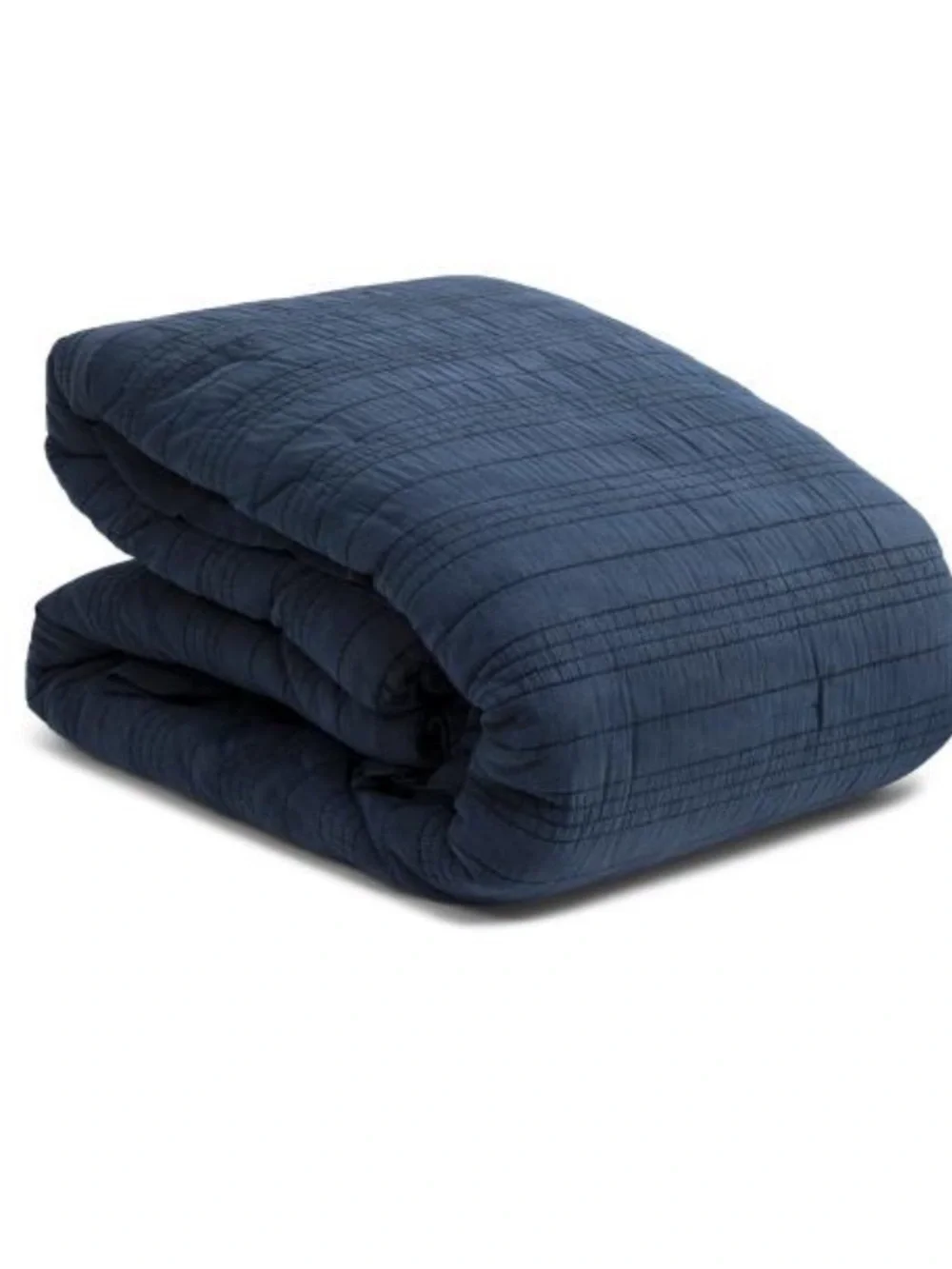 Max Studio Navy Quilted Comforter Set